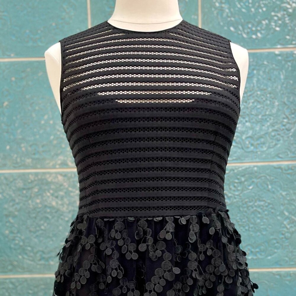 NWT black, fit & flare Nanette Lepore cocktail dress, size 14